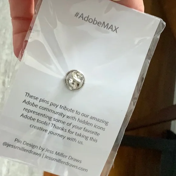 Celebrate 20 years enamel pin badge - Picture 2 of 2